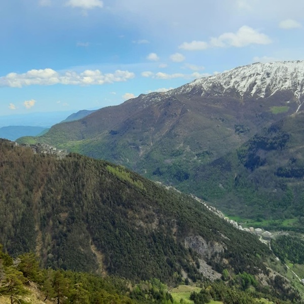 Panorama del Forte di Fenestrelle  dal Forte Serre Marie