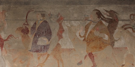 Cavalcata dei Vizi, Chiesa Parrocchiale di Salbertrand