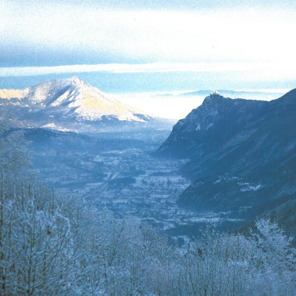 Scorcio della Valle di Susa da Adret