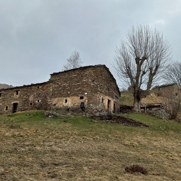Ancient huts in Val Sangone