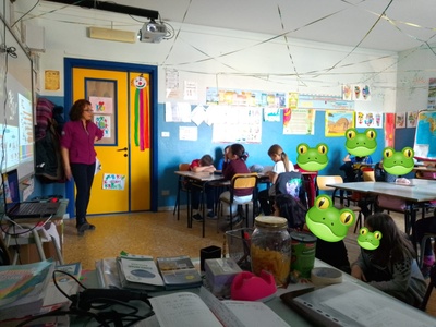 Activités en classe pendant le projet moustiques.