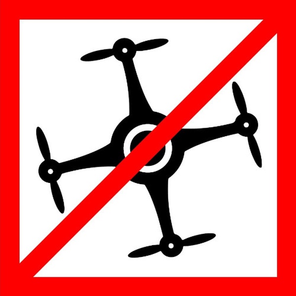 Pittogramma utilizzo drone