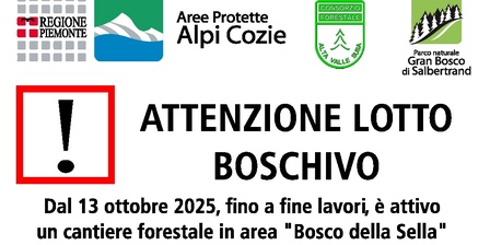 Chiusura sentiero n. 3 Gran Bosco