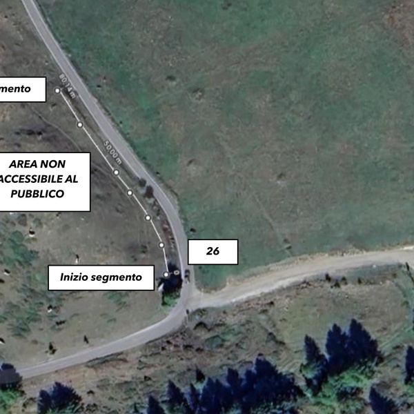 L\u0027area non accessibile al pubblico nella zona di Pian dell\u0027Alpe.