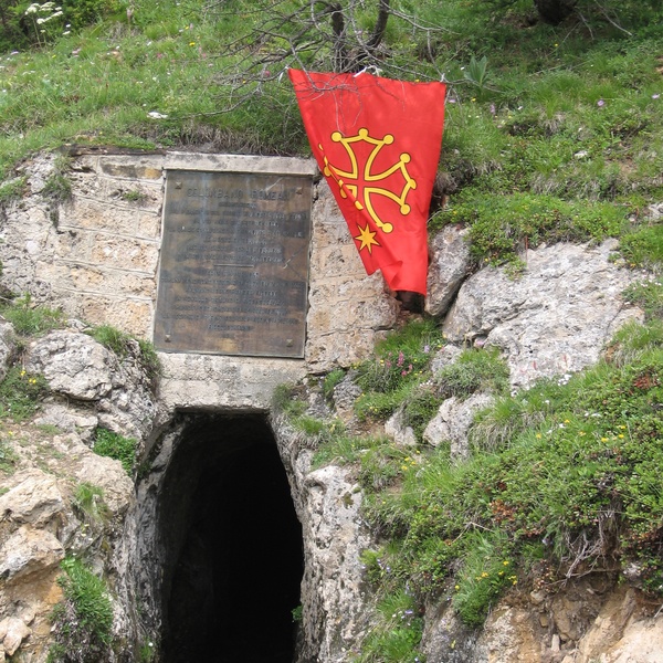 Il Pertus di Colombano Romean \u002D sbocco dell\u0027opera sul versante di Chiomonte