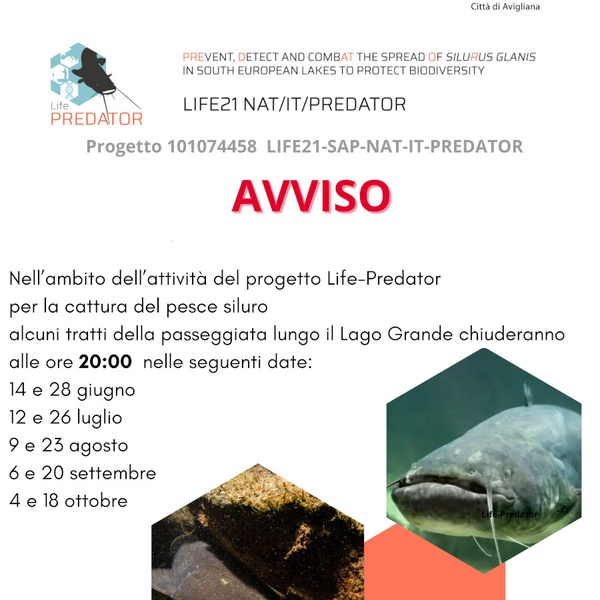 Les panneaux affichés pour signaler les sessions de pêche de nuit.