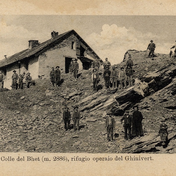 Cartolina storica \u002D  Colle del Beth