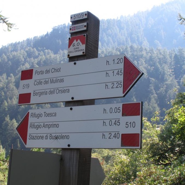 Segnaletica sentieri