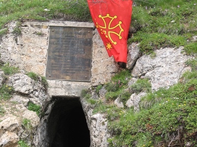 Il Pertus di Colombano Romean \u002D sbocco dell\u0027opera sul versante di Chiomonte