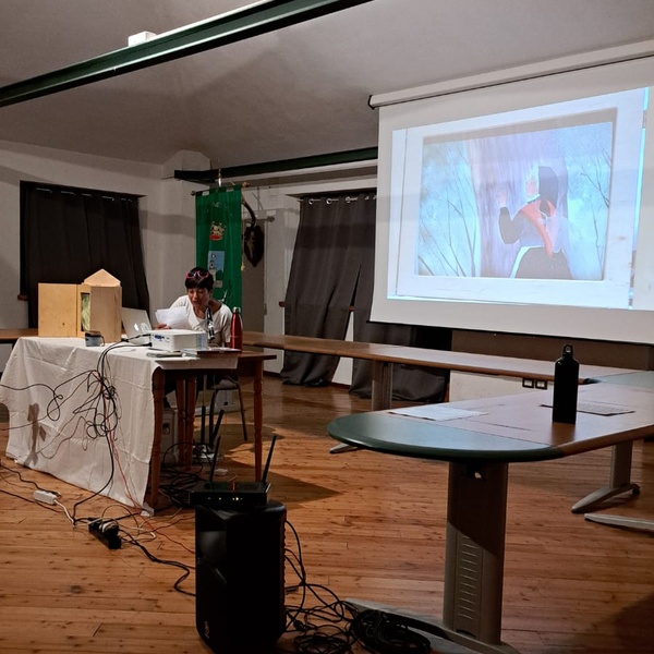 Il racconto de \u0022il canto della foresta\u0022 con il kamichibai.