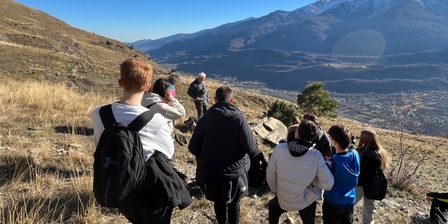 Mompantero, 10 dicembre: uscita a Rocca del Chiodo con una classe del liceo Norberto Rosa di Bussoleno