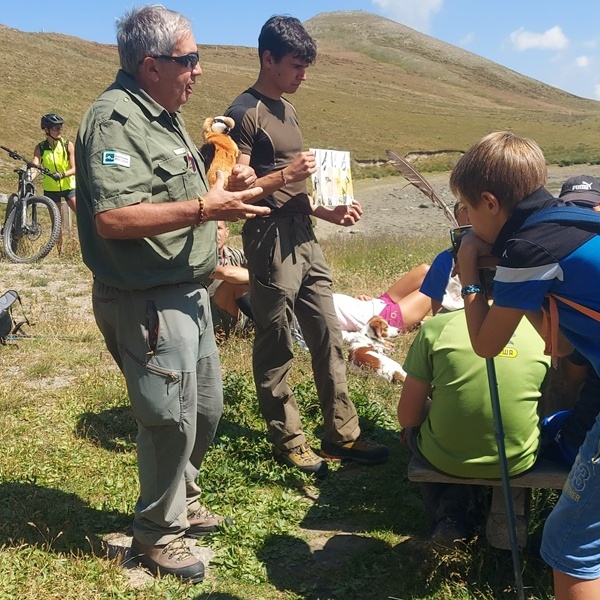 Incontro con i guardiaparco al Rifugio Assietta