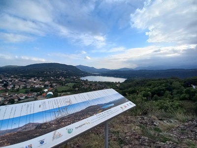 Laghi di Avigliana visti dalla Collina Morenica