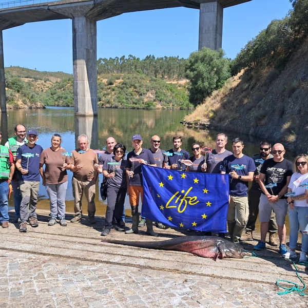 Group photo during the Monitoring Visit of the Life Predator project from June 4 to 6, 2025.