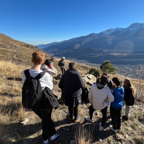 Mompantero, 10 dicembre: uscita a Rocca del Chiodo con una classe del liceo Norberto Rosa di Bussoleno