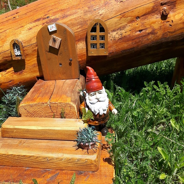 Il villaggio degli gnomi nel Giardino delle Farfalle