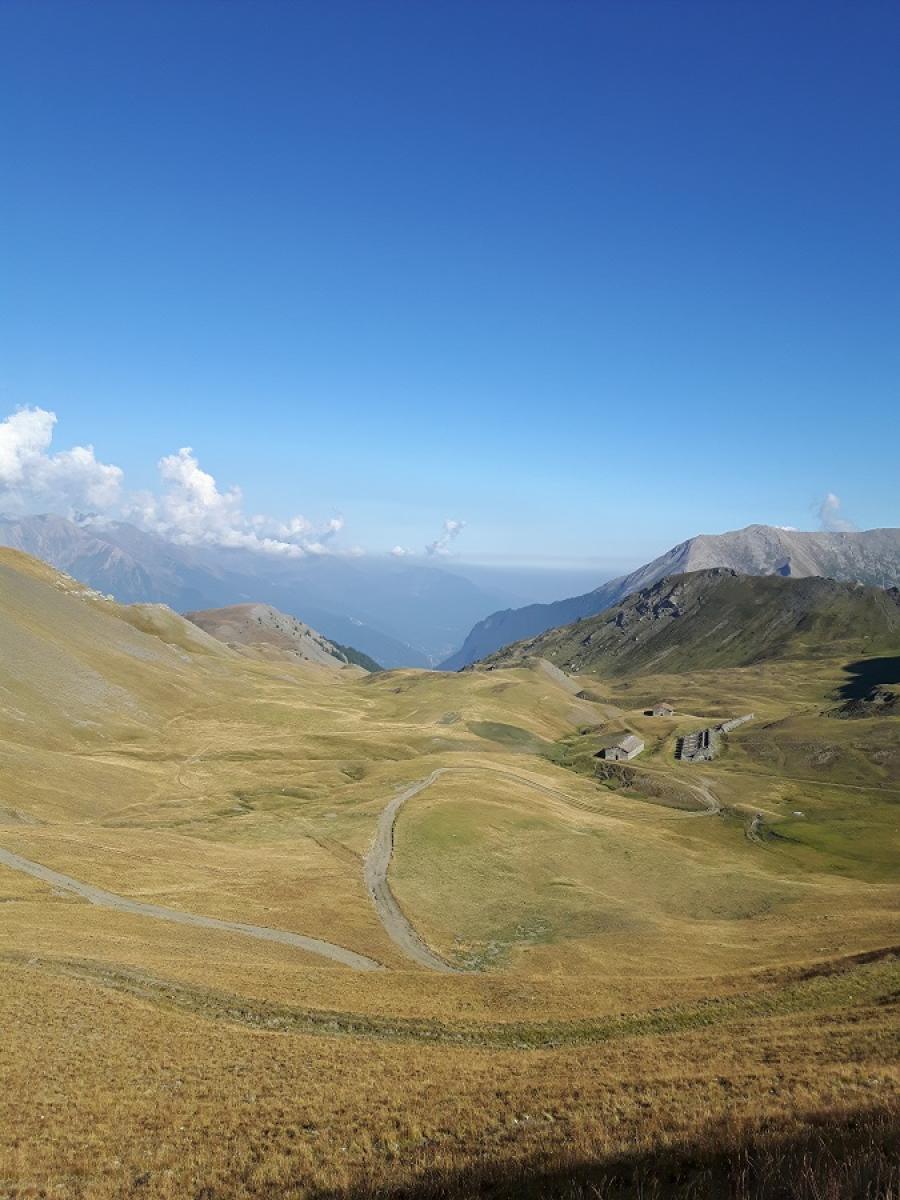 Prateria: dal colle dell'Assietta verso la val Chisone